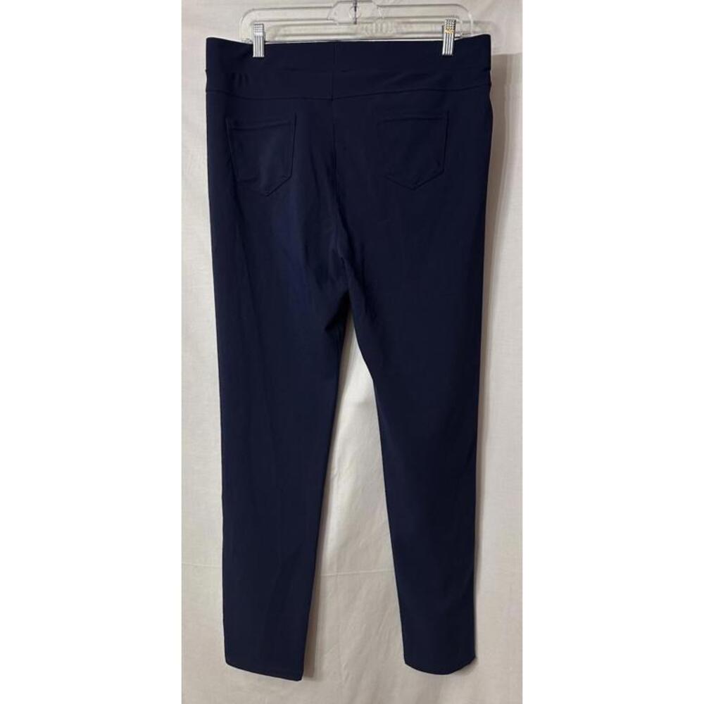 NWT Tagoo Womens Elastic Waist Navy Blue Skinny Pull On Casual Pants Size 3XL - Picture 9 of 10